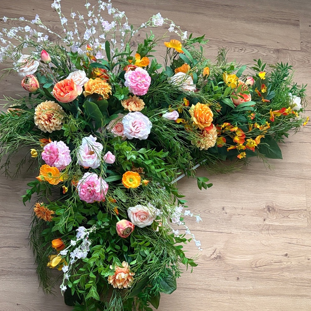 Wedding Arbor Faux Flowers